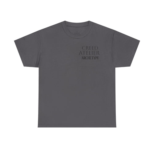 Creed Atelier Graphic Tee — Minimalist Fashion Logo T-Shirt