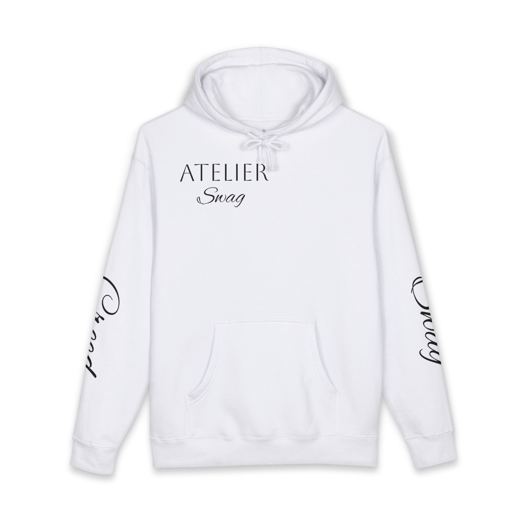 Hoodie - 'Atelier Swag' Crew Creed Graphic Hoodie
