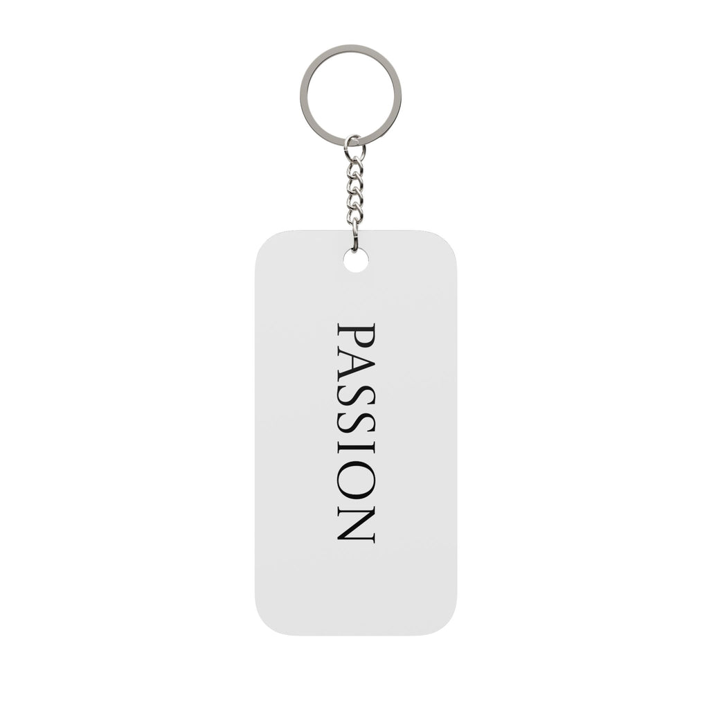 Double-Sided Keychain — 'Creed Atelier' / 'Passion' Minimalist Charm