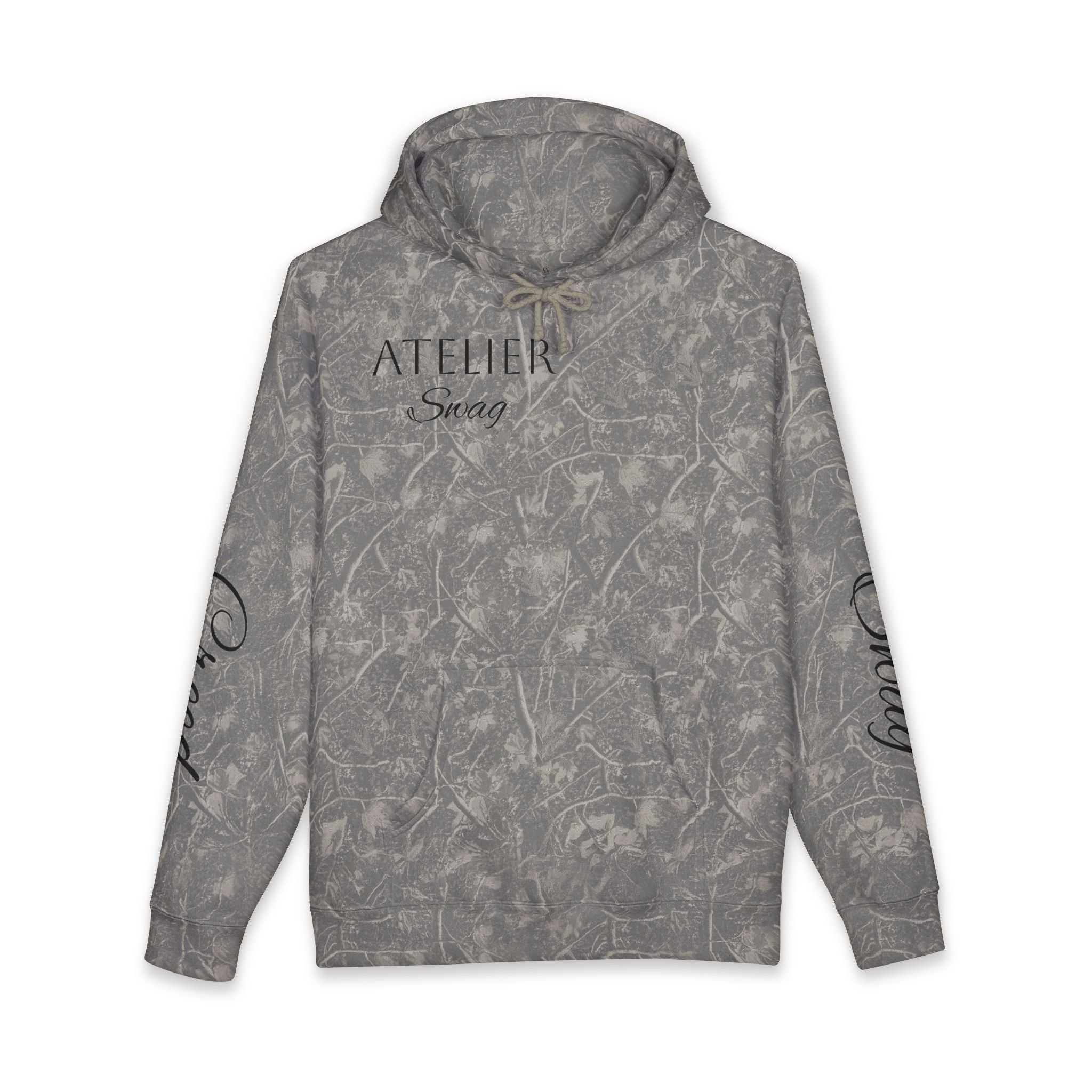 Hoodie - 'Atelier Swag' Crew Creed Graphic Hoodie