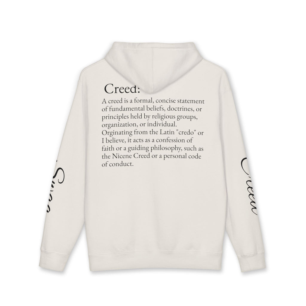 Hoodie - 'Atelier Swag' Crew Creed Graphic Hoodie