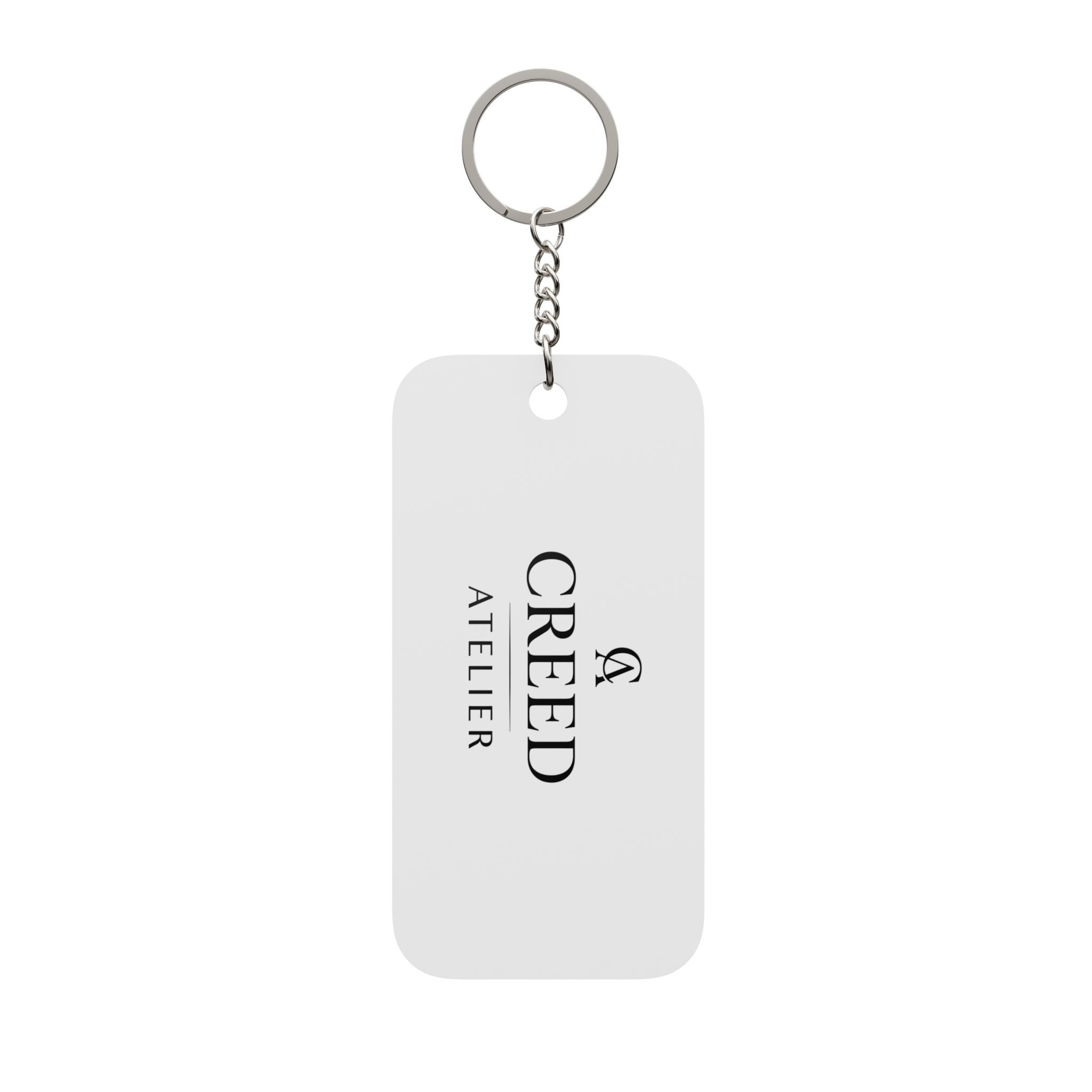Double-Sided Keychain — 'Creed Atelier' / 'Passion' Minimalist Charm