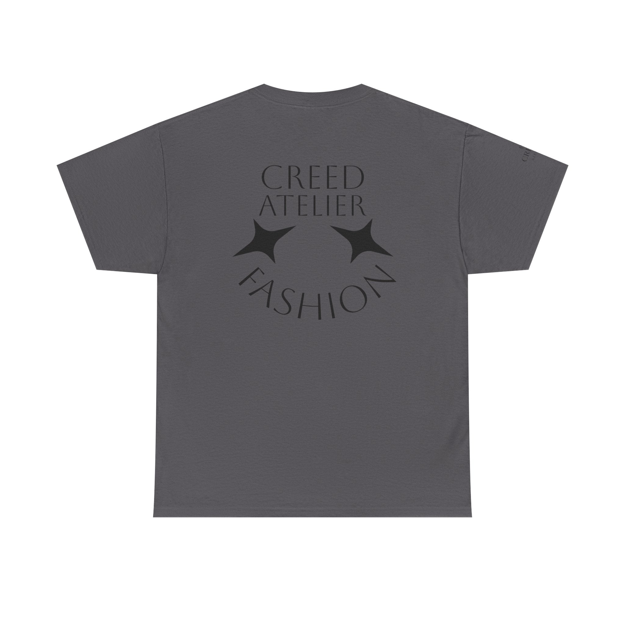 Creed Atelier Graphic Tee — Minimalist Fashion Logo T-Shirt