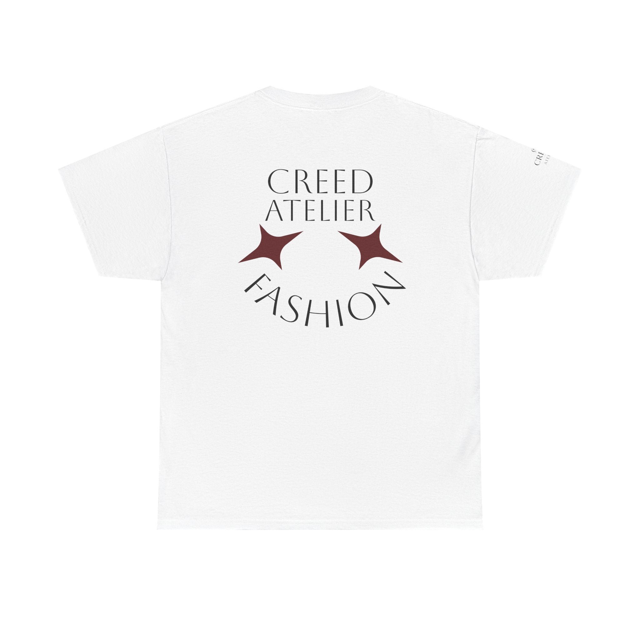 Creed Atelier Graphic Tee — Minimalist Fashion Logo T-Shirt