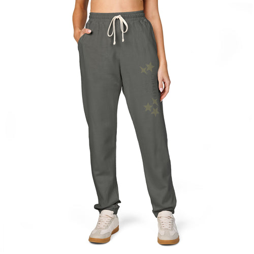 Creed Atelier Graphic Sweatpants — Mossy Green Baggy Sweats