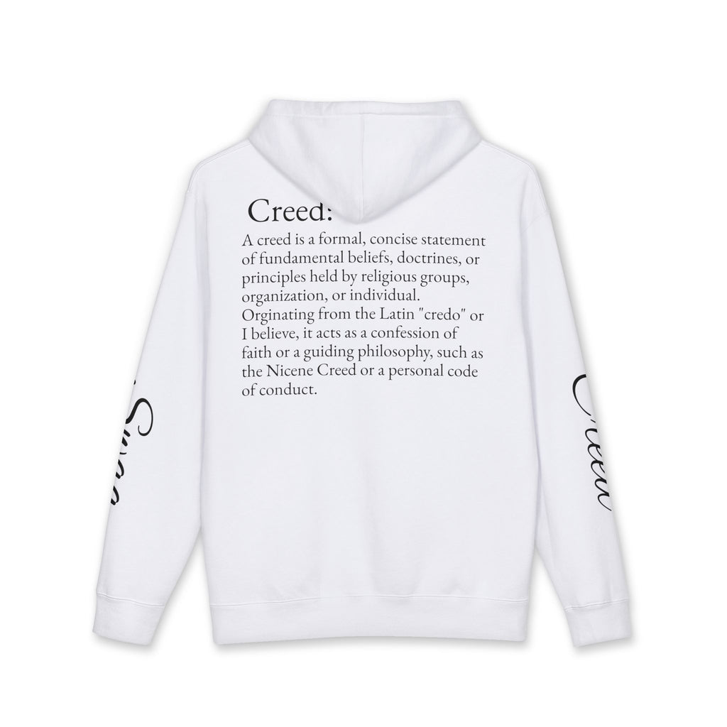 Hoodie - 'Atelier Swag' Crew Creed Graphic Hoodie