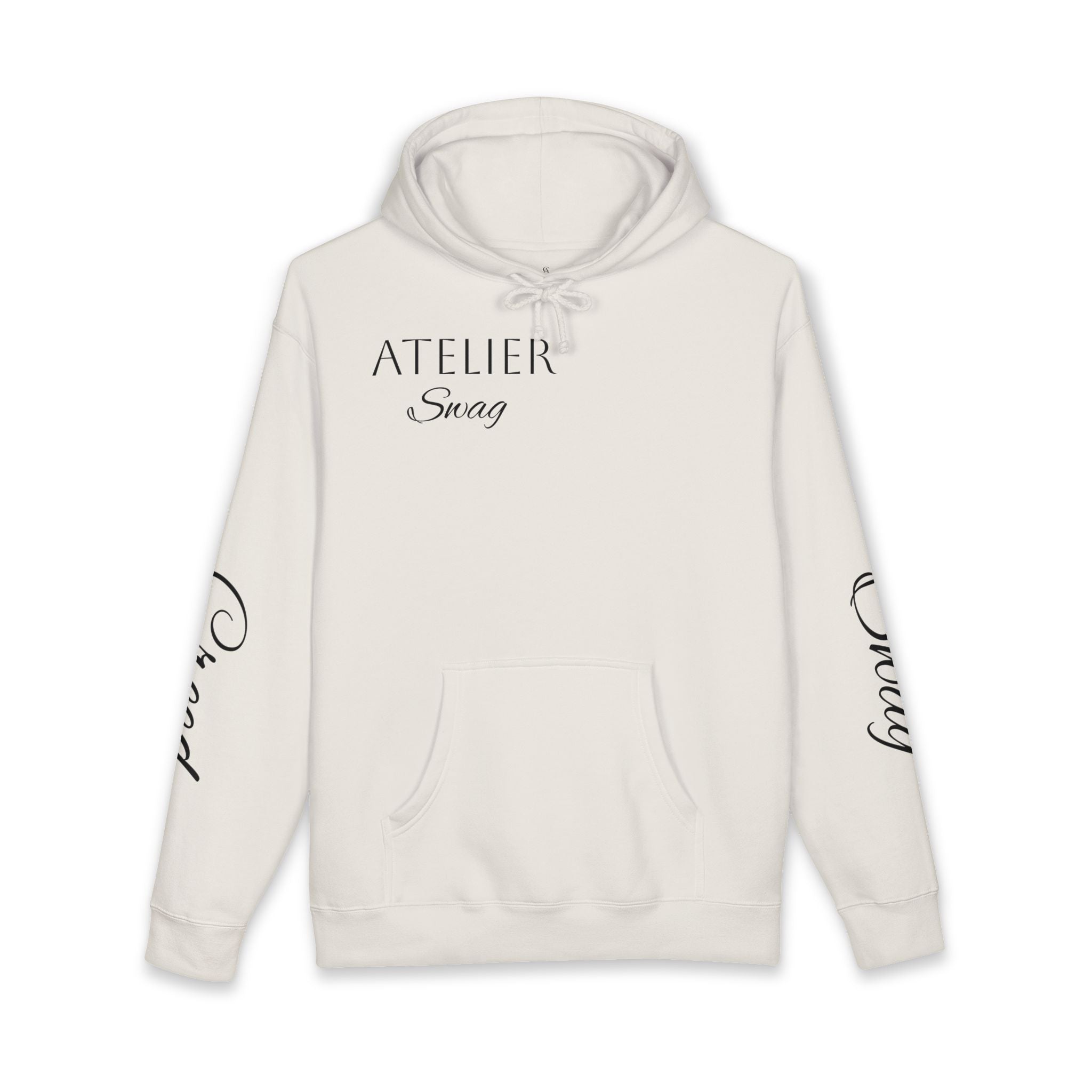 Hoodie - 'Atelier Swag' Crew Creed Graphic Hoodie